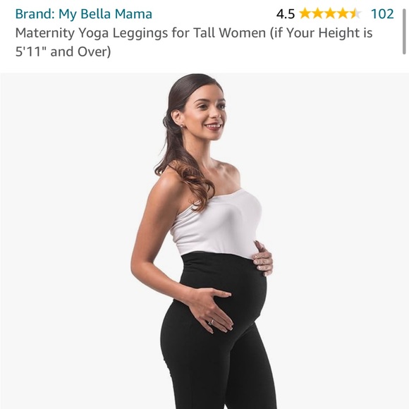 Tall Maternity Leggings - size L - Picture 2 of 2